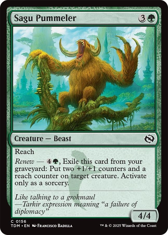 Image for Sagu Pummeler (156) - Magic: The Gathering
