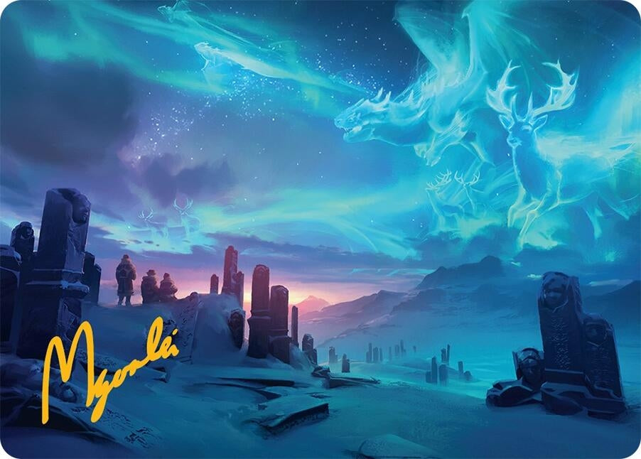 Image for Auroral Procession Art Card (20/54) (Gold-Stamped Signature) (20) - Magic: The Gathering