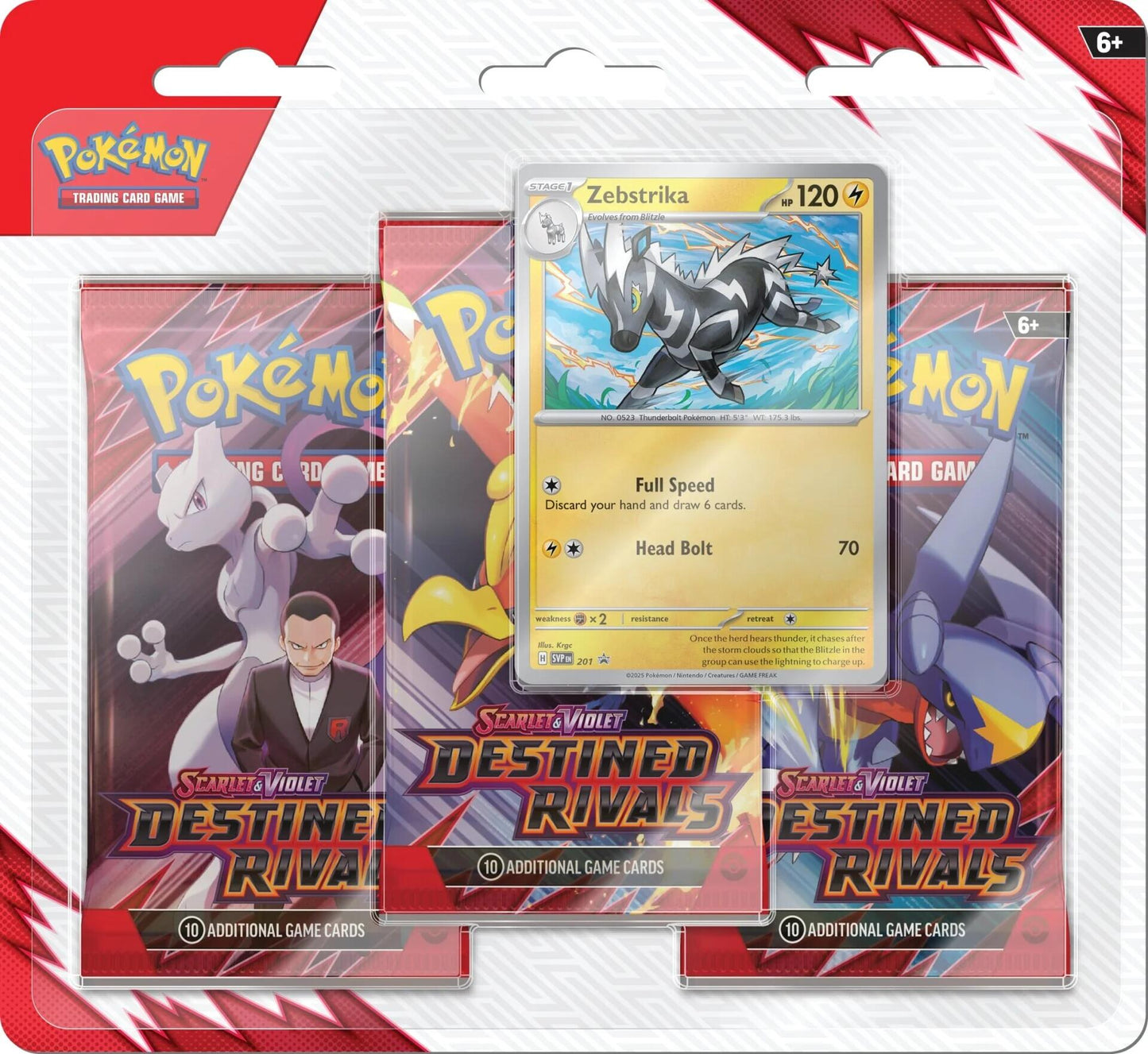 Destined Rivals 3 Pack Blister [Zebstrika] [DRI - 0]