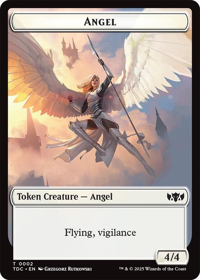 Angel // Spirit  Double-Sided Token (2 // 6)