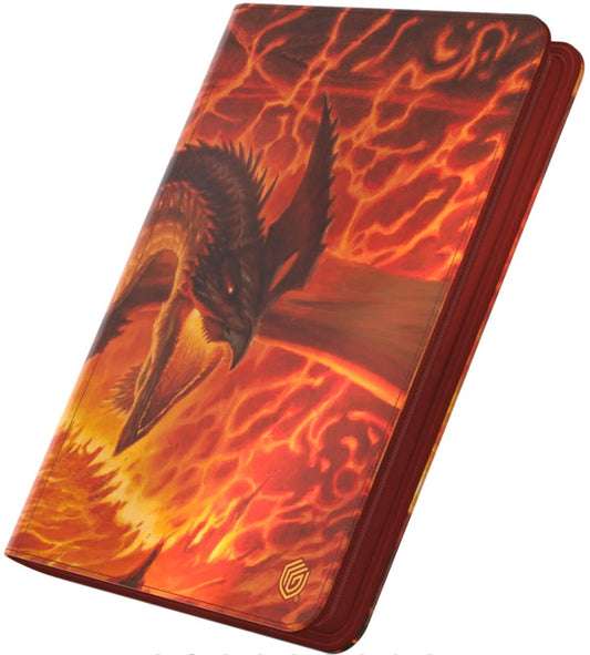 Image for Magic: The Gathering Tarkir: Dragonstorm Zipfolio 360 Xenoskin - Magmatic Hellkite - Storage Albums