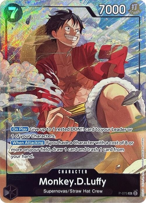 Image for Monkey.D.Luffy (Premium Card Collection -Best Selection Vol. 3-) (P-075) - One Piece Card Game