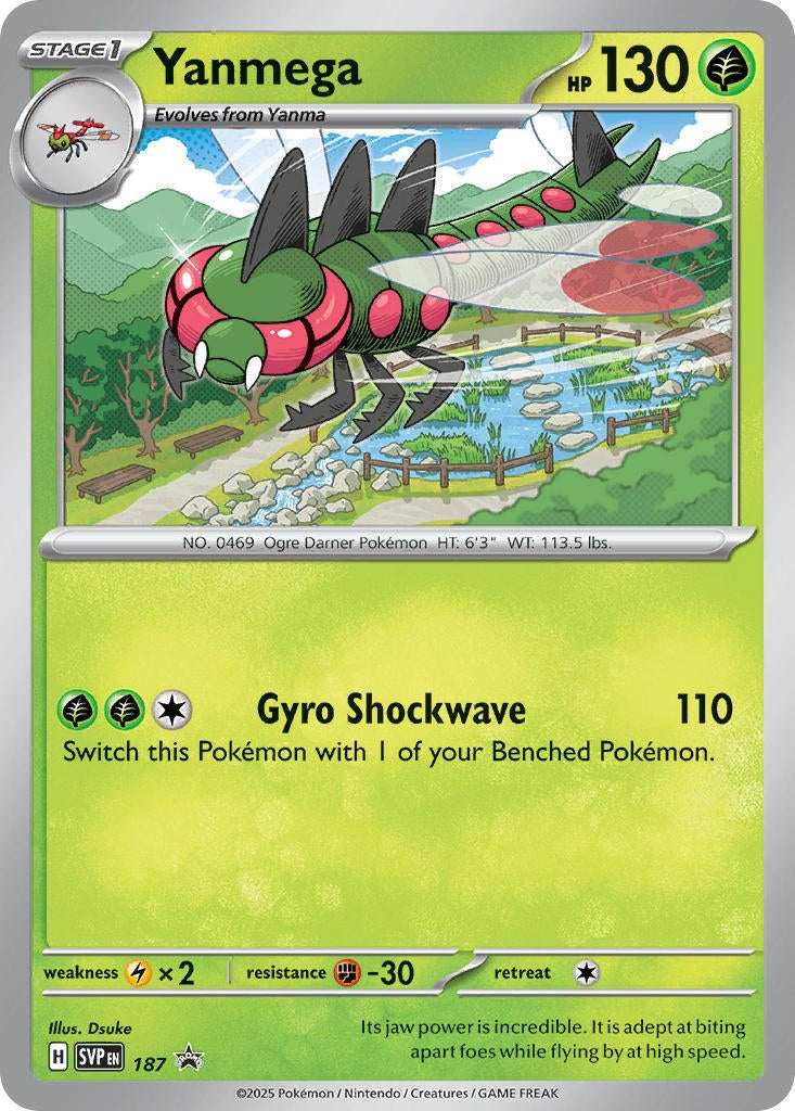 Image for Yanmega - 187 (Cosmos Holo) (187) - Pokemon