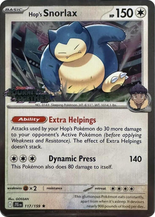 Image for Hop's Snorlax - 117/159 (Cosmos Holo) (117/159) - Pokemon
