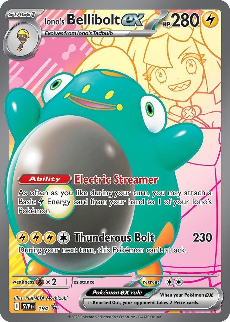 Image for Iono's Bellibolt ex - 194 (194) - Pokemon