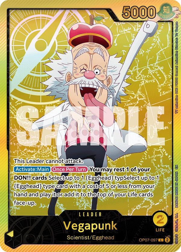 Image for Vegapunk (SPR) (OP07-097) - One Piece Card Game