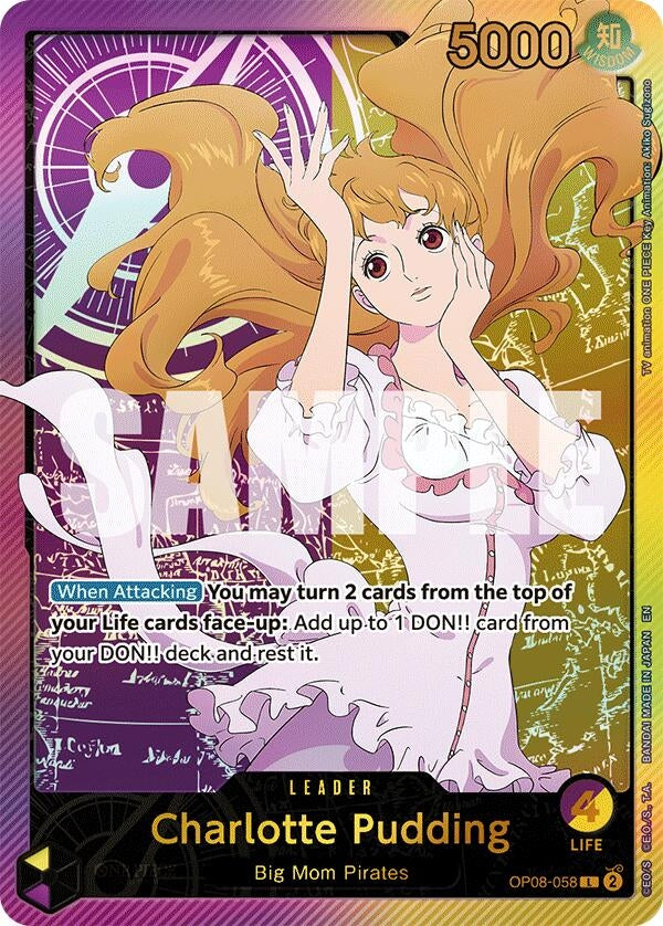 Image for Charlotte Pudding (SPR) (OP08-058) - One Piece Card Game