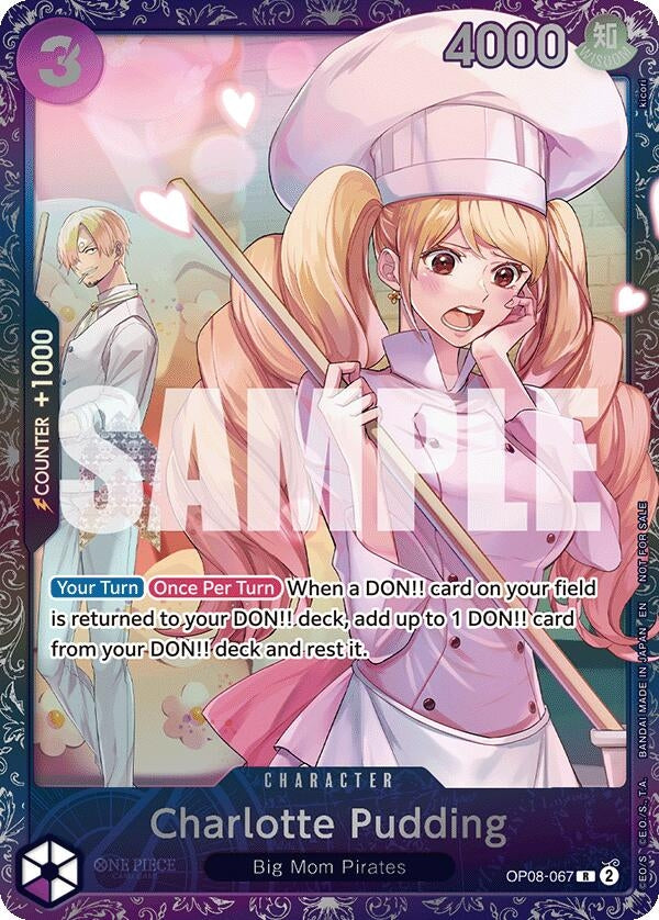 Image for Charlotte Pudding (Treasure Cup 2025) (OP08-067) - One Piece Card Game