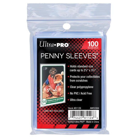 Image for Ultra Pro: Soft Card Penny Sleeves - Standard (100-Pack) - Card Sleeves