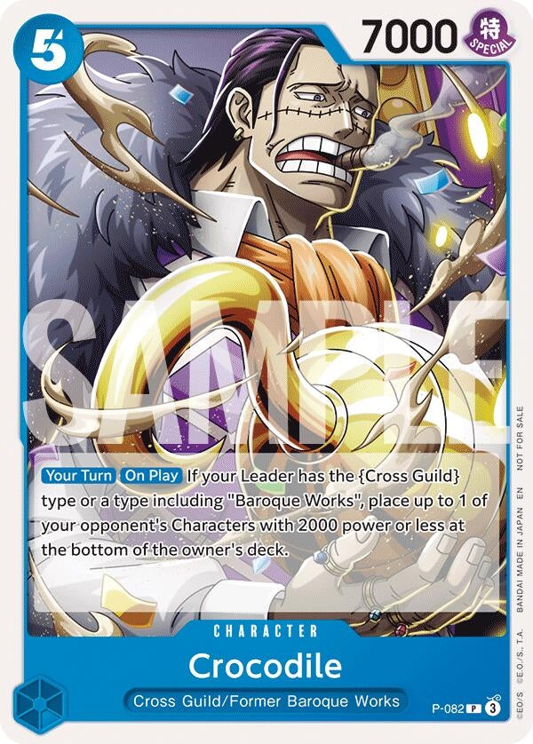 Image for Crocodile (Store 2-on-2 Battle 2025) (P-082) - One Piece Card Game