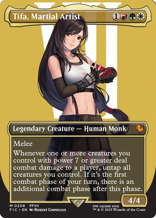 Image for Tifa, Martial Artist (Borderless) (206) - Magic: The Gathering