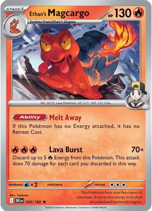 Image for Ethan's Magcargo (036/182) - Pokemon