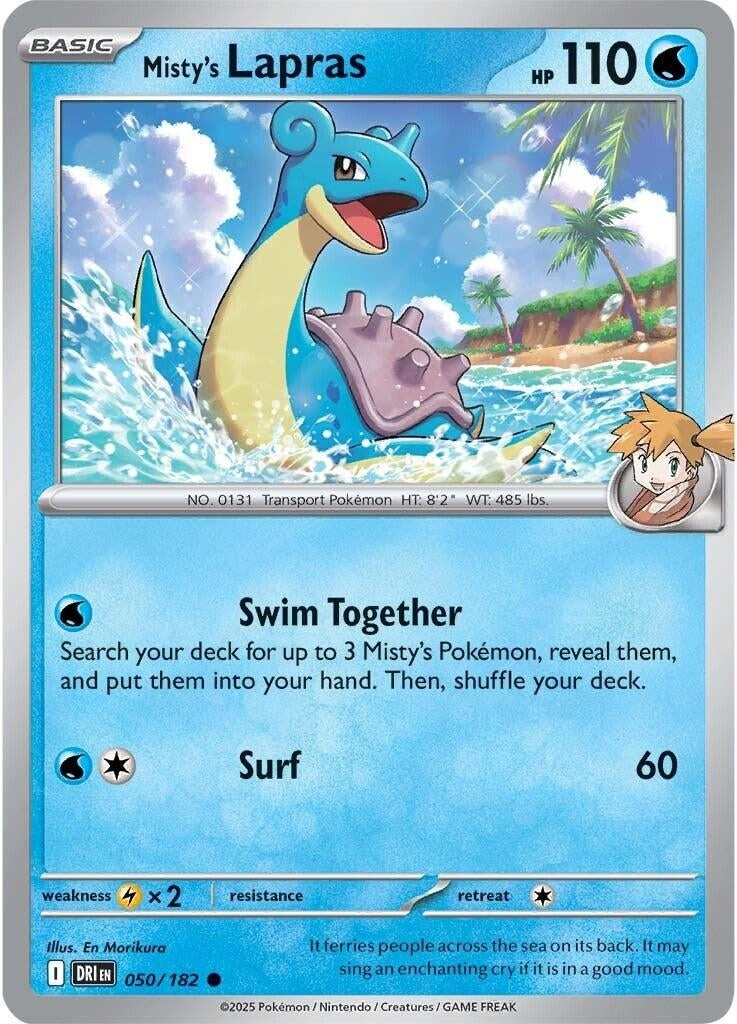 Image for Misty's Lapras (050/182) - Pokemon
