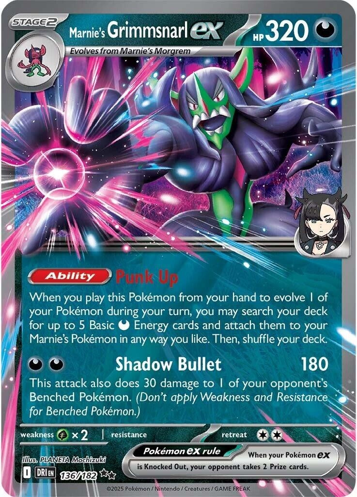 Image for Marnie's Grimmsnarl ex (136/182) - Pokemon