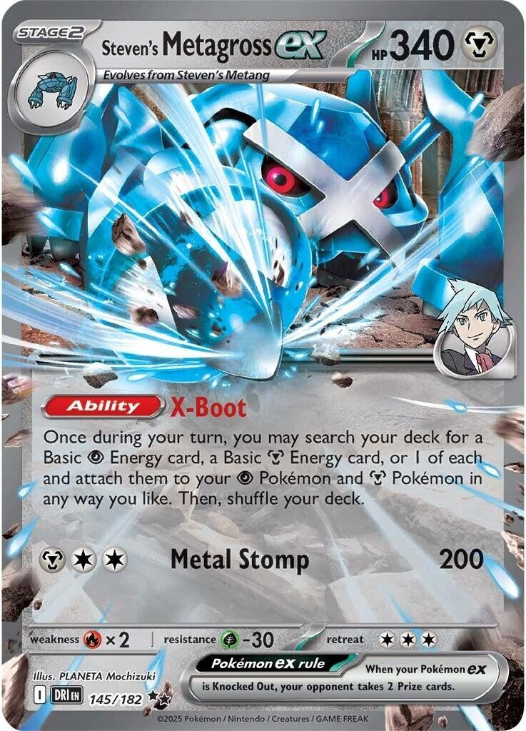 Image for Steven's Metagross ex (145/182) - Pokemon
