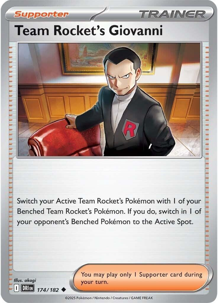 Image for Team Rocket's Giovanni (174/182) - Pokemon