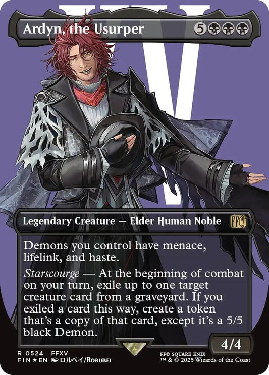 Ardyn, the Usurper (0524) (Borderless) (Surge Foil) (524)