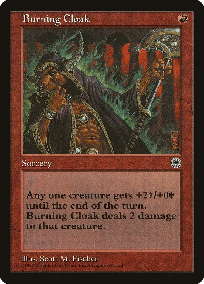 Image for Burning Cloak - Magic: The Gathering