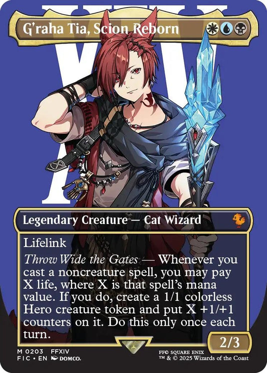 Image for G'raha Tia, Scion Reborn (Borderless) (203) - Magic: The Gathering