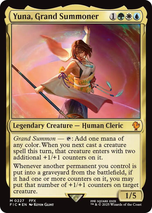 Image for Yuna, Grand Summoner (Surge Foil) (227) - Magic: The Gathering