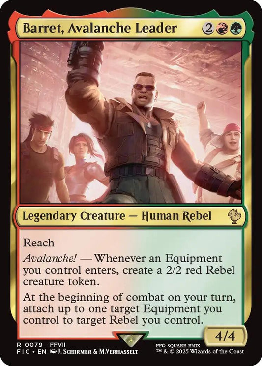 Image for Barret, Avalanche Leader (79) - Magic: The Gathering