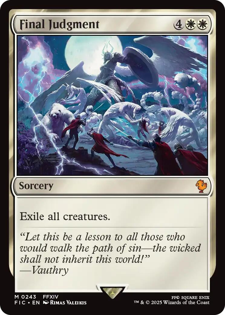 Image for Final Judgment (243) - Magic: The Gathering