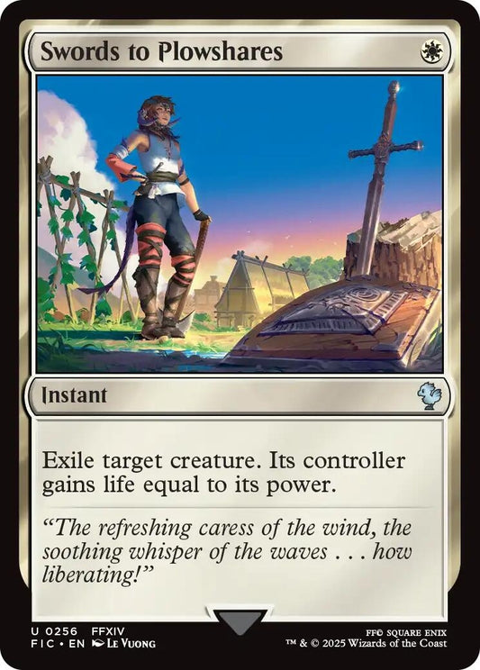 Image for Swords to Plowshares (256) - Magic: The Gathering