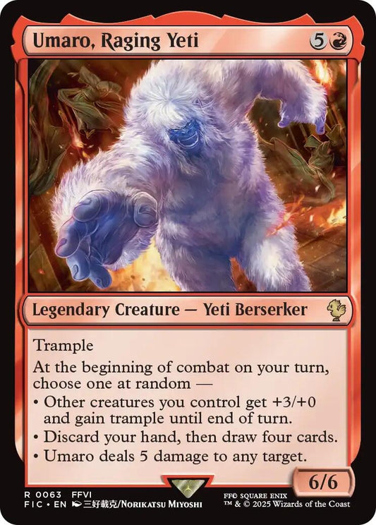 Image for Umaro, Raging Yeti (63) - Magic: The Gathering