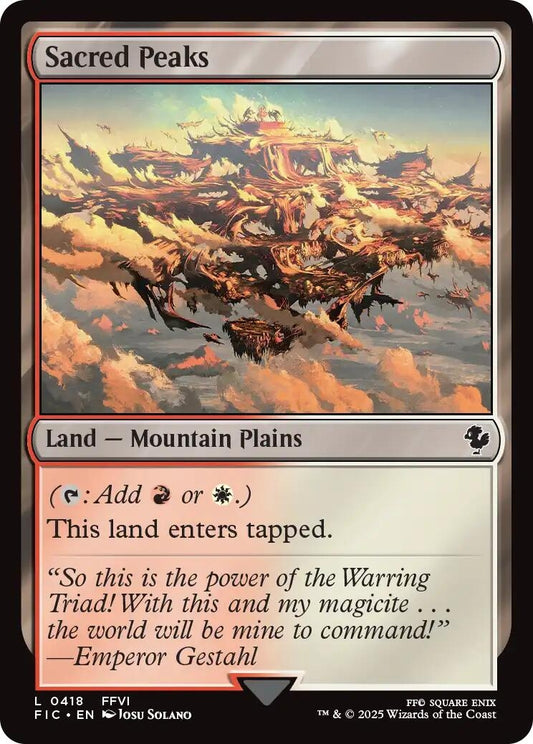 Image for Sacred Peaks (418) - Magic: The Gathering