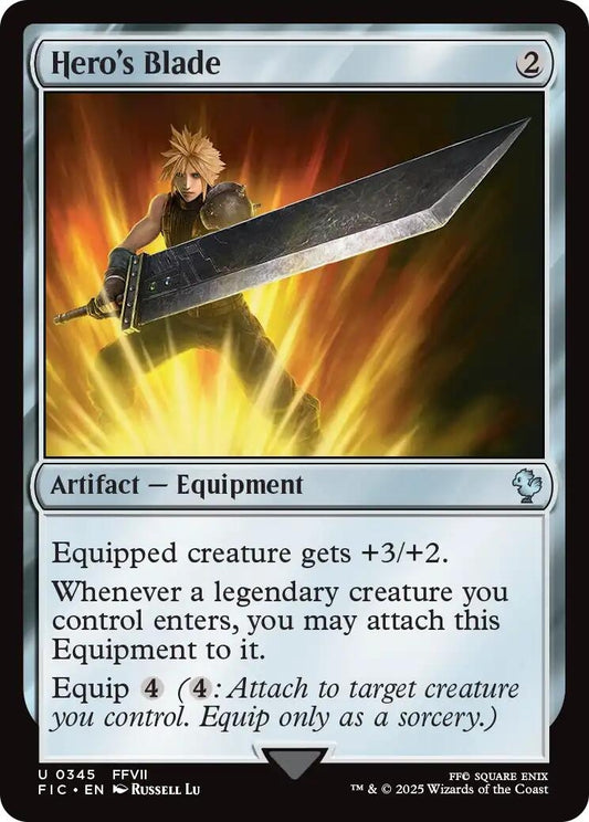 Image for Hero's Blade (345) - Magic: The Gathering