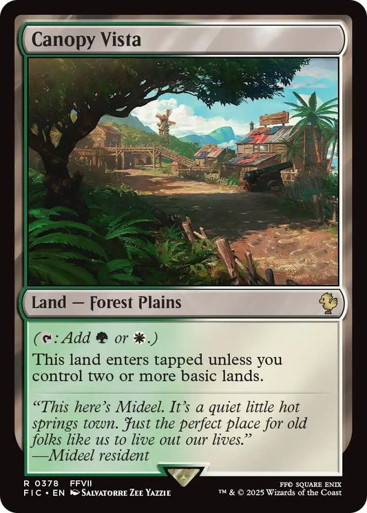 Image for Canopy Vista (378) - Magic: The Gathering