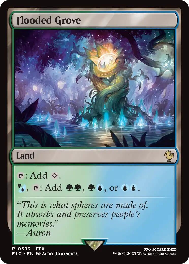 Image for Flooded Grove (393) - Magic: The Gathering