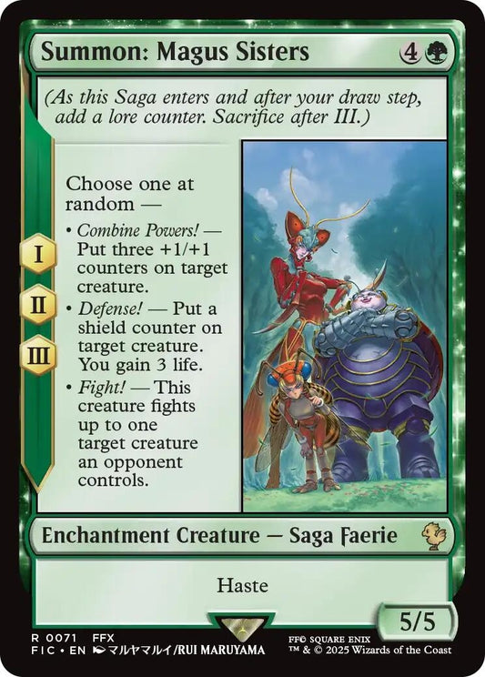 Image for Summon: Magus Sisters (71) - Magic: The Gathering