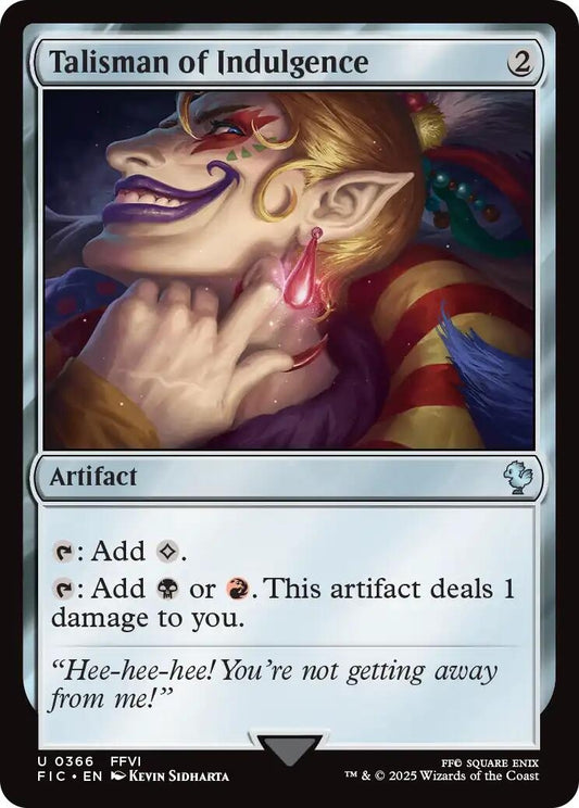 Image for Talisman of Indulgence (366) - Magic: The Gathering