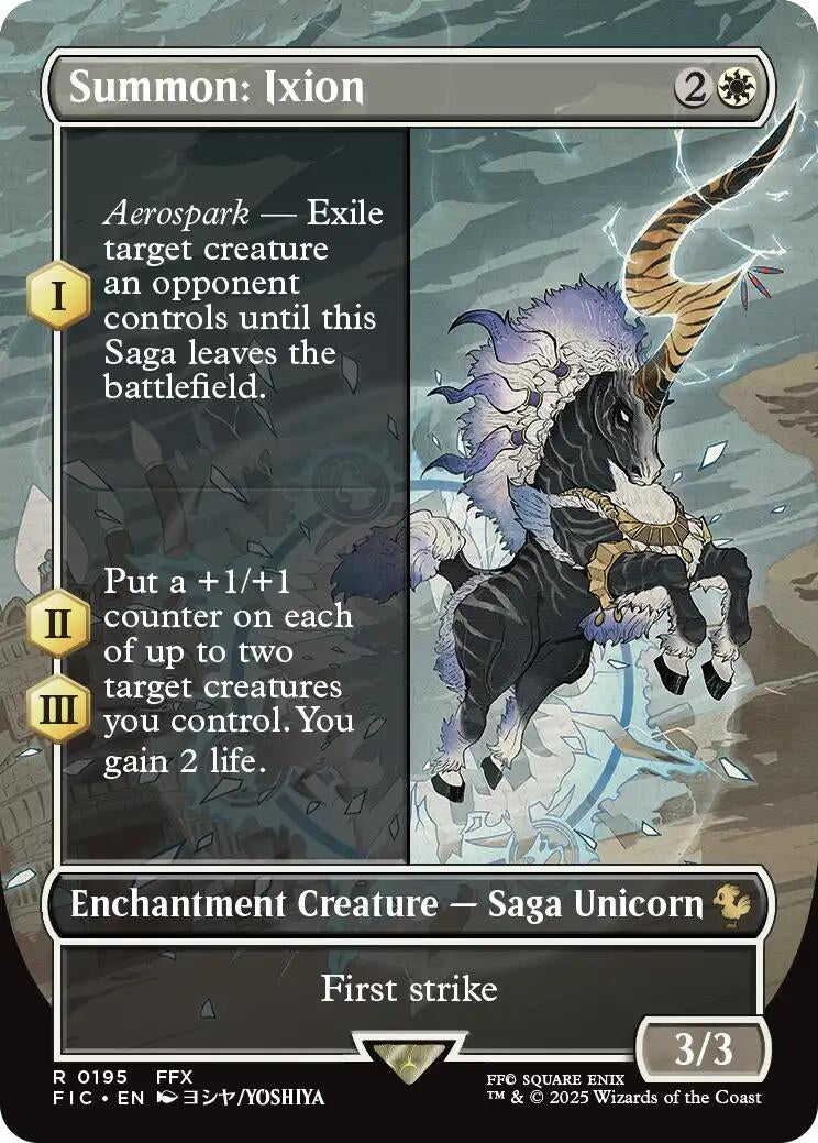 Image for Summon: Ixion (Borderless) (195) - Magic: The Gathering