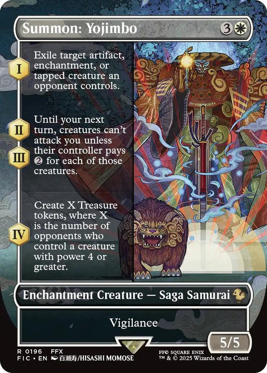 Image for Summon: Yojimbo (Borderless) (196) - Magic: The Gathering
