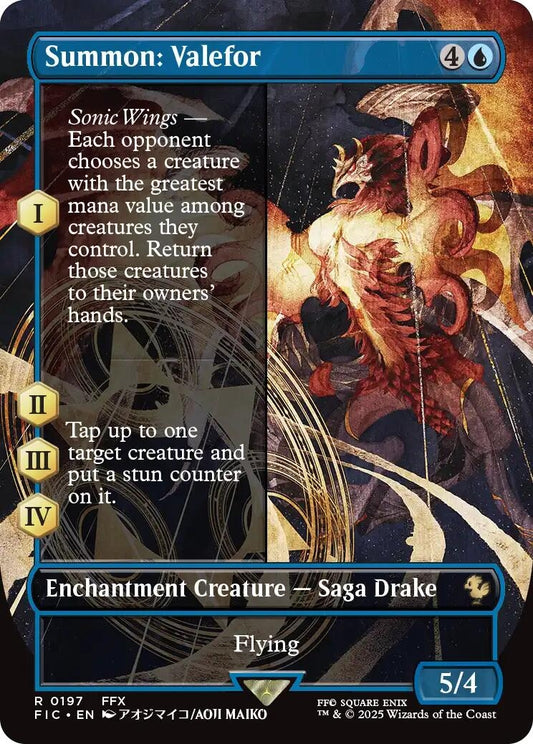 Image for Summon: Valefor (Borderless) (197) - Magic: The Gathering