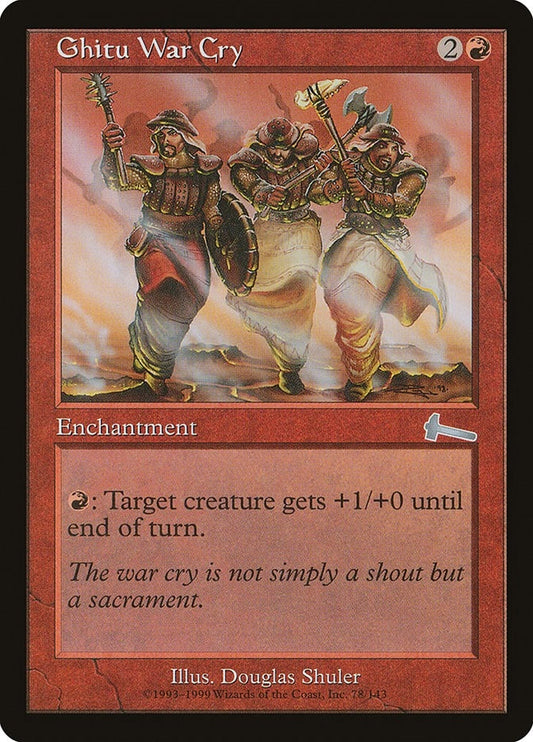 Image for Ghitu War Cry (78) - Magic: The Gathering