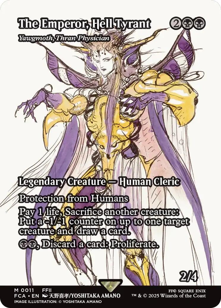 Image for The Emperor, Hell Tyrant - Yawgmoth, Thran Physician (Showcase) (11) - Magic: The Gathering