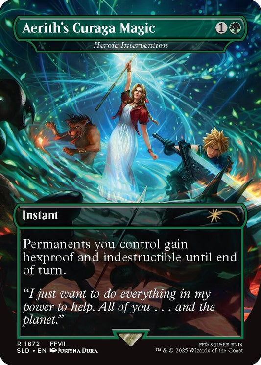 Aerith's Curaga Magic - Heroic Intervention (1872)