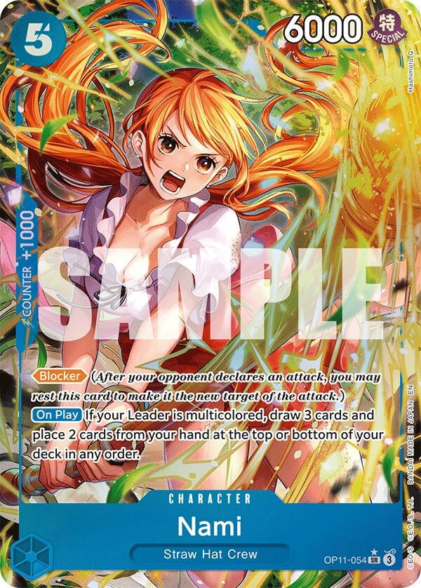 Image for Nami (054) (Alternate Art) (OP11-054) - One Piece Card Game