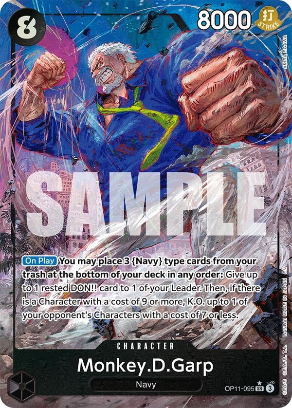 Image for Monkey.D.Garp (Alternate Art) (OP11-095) - One Piece Card Game