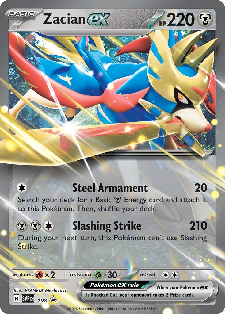 Image for Zacian ex - 198 (198) - Pokemon
