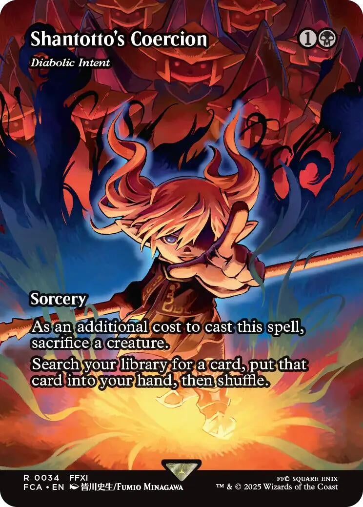 Image for Shantotto's Coercion - Diabolic Intent (Showcase) (34) - Magic: The Gathering