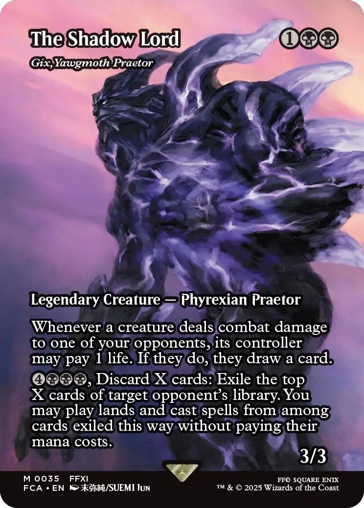 Image for The Shadow Lord - Gix, Yawgmoth Praetor (Showcase) (35) - Magic: The Gathering