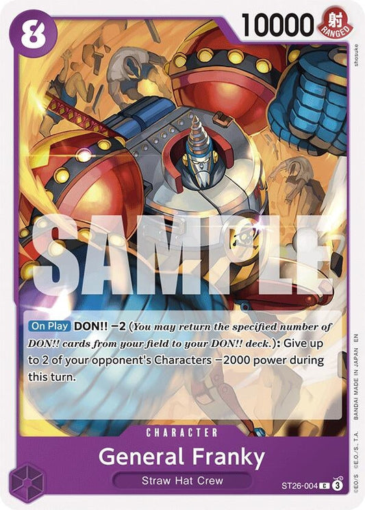 Image for General Franky (ST26-004) - One Piece Card Game