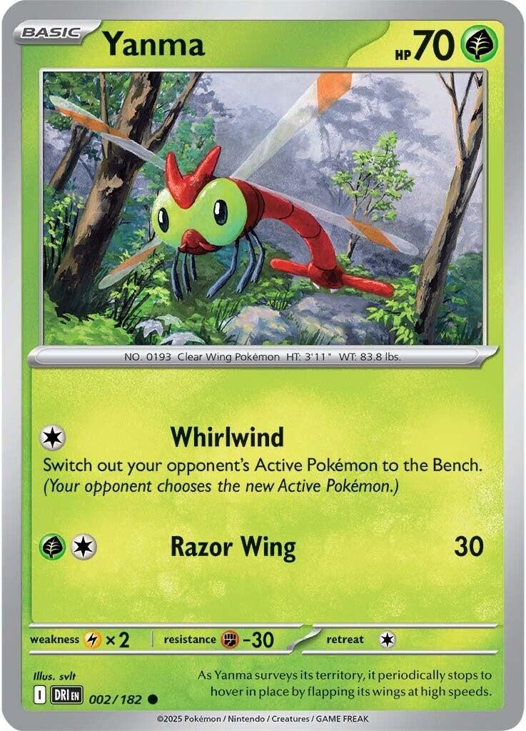 Image for Yanma (002/182) - Pokemon