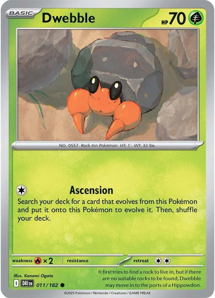 Image for Dwebble (011/182) - Pokemon