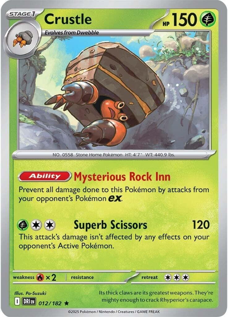 Image for Crustle (012/182) - Pokemon