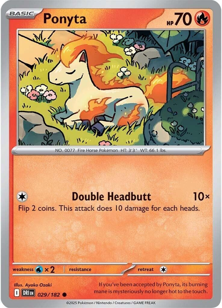 Image for Ponyta (029/182) - Pokemon